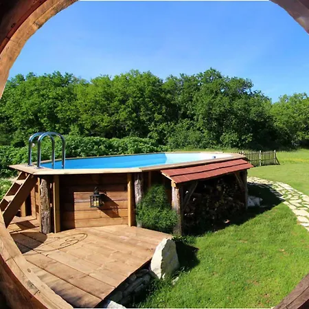 Maison Hobbit Piscine, Et Hammam Proche Des Gorges De L'aveyron * Lavaurette
